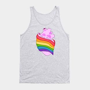 Lgbt pride rainbow heart Tank Top